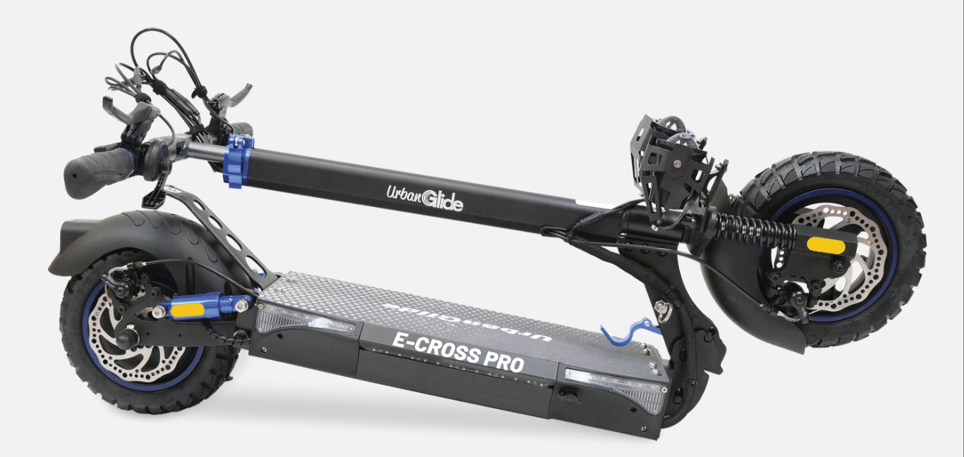 Trottinette électronique Urban Glide E-Cross Pro - Vitesse maximale 25km/h,  Autonomie 50Km –