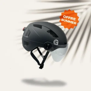 Capacete LED + Viseira